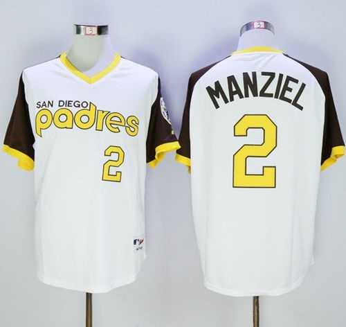 San Diego Padres #2 Johnny Manziel White 1978 Turn Back The Clock Stitched Baseball Jersey,We sell and wholesale San Diego Padres #2 Johnny Manziel White 1978 Turn Back The Clock Stitched Baseball Jersey on line form chian!